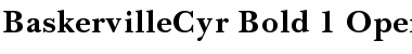 Baskerville Cyrillic Bold