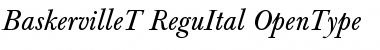 Baskerville T Font