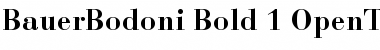 Bauer Bodoni Bold