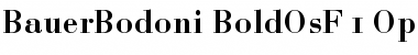 Bauer Bodoni Bold Oldstyle Figures