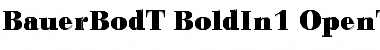 Bauer Bodoni T In1 Regular