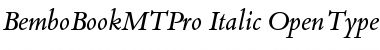 Bembo Book MT Pro Font