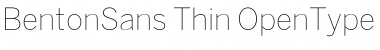 BentonSans Thin