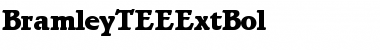 BramleyTEEExtBol Regular Font