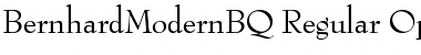 Bernhard Modern BQ Regular Font