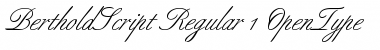 Berthold Script Regular