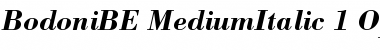 Bodoni BE Font