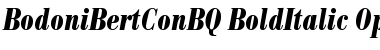 Bodoni Berthold Condensed BQ Regular Font