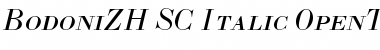 Download BodoniZH-SC-Italic Font