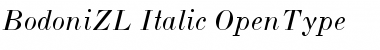 Download BodoniZL-Italic Font