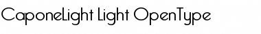 Download CaponeLight Font
