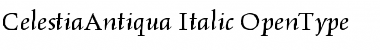 Celestia Antiqua Italic Font