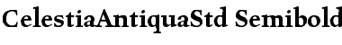 Celestia Antiqua Std Semibold Font