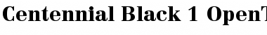 Linotype Centennial 95 Black Font