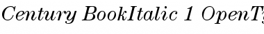 ITC Century Book Italic