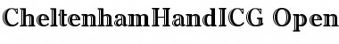 CheltenhamHandICG Regular Font