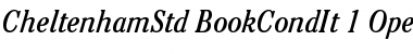 ITC Cheltenham Std Book Condensed Italic Font