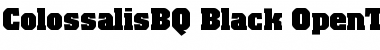 Colossalis BQ Regular Font