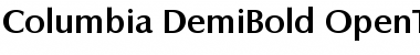 Download Columbia-DemiBold Font