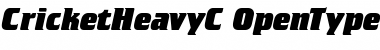 Download CricketHeavyC Font