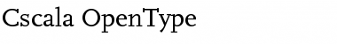 Download Cscala Font