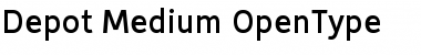 Depot Medium Font