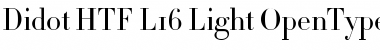 Didot HTF-L16-Light Font