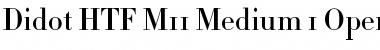 Didot HTF-M11-Medium Font