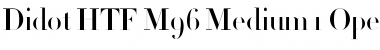 Didot HTF-M96-Medium Font