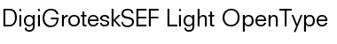 Download DigiGroteskSEF-Light Font