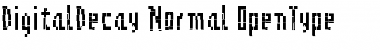 DigitalDecay Normal Font