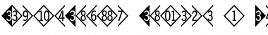 DoubleDigits Diamond Font
