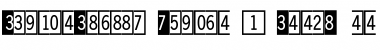 DoubleDigits Square Font