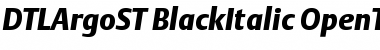 DTLArgoST BlackItalic