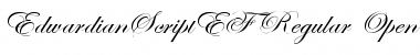 EdwardianScriptEF Regular Font