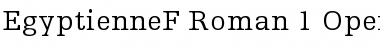 Egyptienne F Font