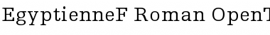 Egyptienne F Font