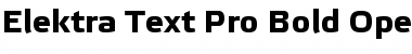 Elektra Text Pro Bold Font