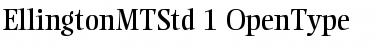 Download Ellington MT Std Font