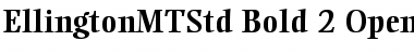 Ellington MT Std Font