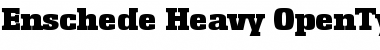 Download Enschede-Heavy Font