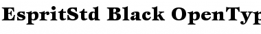 ITC Esprit Std Black Font
