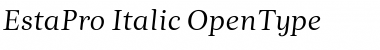 EstaPro Italic