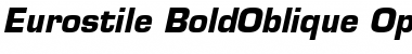 Eurostile Bold Oblique