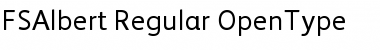 FSAlbert Regular Font