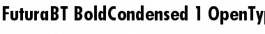 Futura Bold Condensed