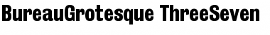 BureauGrotesque-ThreeSeven Regular Font