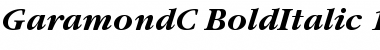 GaramondC Bold Italic