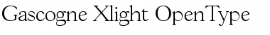 Gascogne-Xlight Regular Font