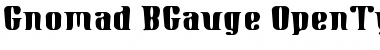 Download Gnomad-BGauge Font